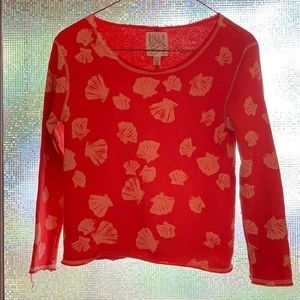 Billabong long sleeve with shell print